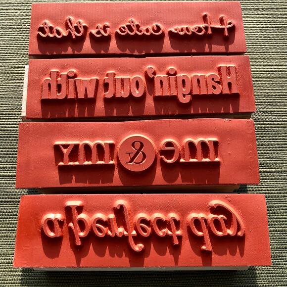 Stampin’ Up Me & My, A Perfect Day, Hangin' Out With, How Cute Wooden Stamps - Picture 3 of 6